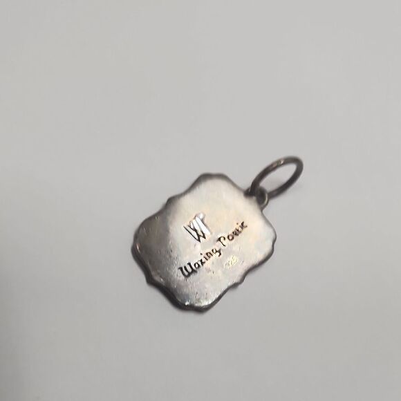 Waxing Poetic RARE Sterling Silver 'Love' Pendant Charm RETIRED - Picture 3 of 4